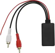 VGOL Car Bluetooth 5.0 Audio Adapter 2 RCA Input Wireless Bluetooth AUX Module Adapter Cable for Car Radio Stereo Speaker 25.5cm Length