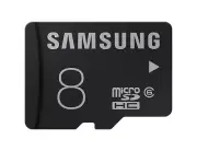 Samsung 8GB EVO Micro SDHC Card Class 6 (24MB/s) with Adapter - MB-MA08D/APC