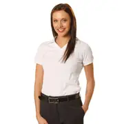 GIGI - Ladies TrueDry Button-Less Micromesh Polo Shirt