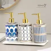 Ceramic Soap DispenserLiquid Lotion Dispenser Empty Soap Pump Bottle For Home