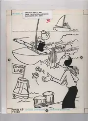 Original Popeye Art from the Whitman Archives, One of a Kind.