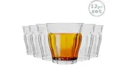 Duralex Picardie Drinking Glasses - 160ml Tumblers for Water, Juice - Pack of 12