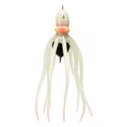 60g Mustad Glow InkVader Octopus Soft Bait Fishing Lure - Squirts Soluble Scented Ink