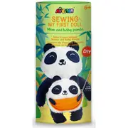 Sewing Doll Kit (Mom And Baby Panda)