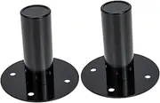 2Pcs Metal Speaker Stands Durable Speaker Holders with Wide Tray for Amplifier Support Sturdy and Reliable Speaker Brackets for Home Audio Setup