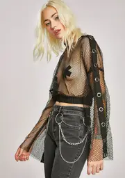 Ulterior Motives Fishnet Top