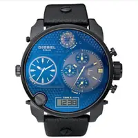在飛比找蝦皮購物優惠-歐美時尚潮流男生手錶 57mm超大直徑手錶男 黑色白色皮帶錶