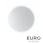 Euro Mirror Olek 800mm Aluminium White Round LED Illuminated Bathroom Mirror