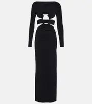 [Christopher Esber] Christopher Esber Odessa cutout maxi dress AU 10 black