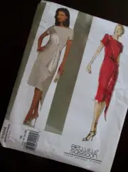 Vogue BELLVILLE SASSOON Bias Asymmetrical DRESS PATTERN 14 16 18 20 Uncut #V1014
