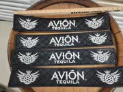 Lot of 4 Avion Tequila Rubber BAR MAT 21”x3” Rail Spill Runner new Beer Whiskey