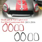 For Mini Countryman R60 Head Light & Rear Tail Light Moulding Fairing Cover