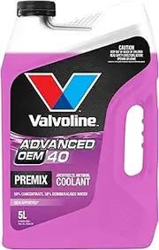 Valvoline OEM Advanced 40 Ready to Use Premix Coolant 5 Liter