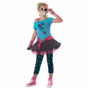 Valley Girl 80s 1980s Party Pop Star Katy Cindy Retro Child Girls Costume