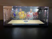 Michael Jordan & Kobe Bryant Custom 2-card PSA display case with LED lights