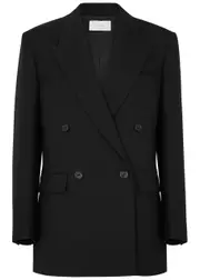 The Row Myriam Double-breasted Wool-blend Blazer - Black - 8 (UK12 / M) 8 (UK12 / M)