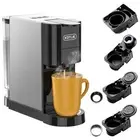 Single Serve Coffee Maker, 19Bar Pressure Multifunctional 4in1 Espresso Coffe...