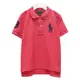 Ralph Lauren 男童數字3經典大馬短袖POLO衫-粉紅色(2/2T)