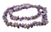 Amethyst Chip Beads 5-10mm Purple Chips Gemstone 14 Inch Strand