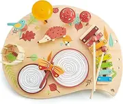 Tender Leaf Toys Musical Table - Wooden Percussion Sound Board For Children