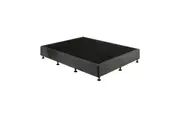 Palermo King Single Ensemble Bed Base Platinum Graphite Linen Fabric