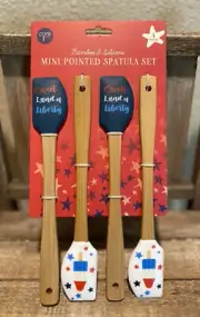 Patriotic Popsicles & Sweet Land Of Liberty Mini Silicone Spatulas, July 4th