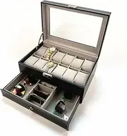 [HAMKVBPR] Sunglasses Storage Box Watch Box Double Layer Box Sunglasses Packaging Box Storage Box Eyewear Display Case
