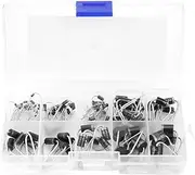 Alvinlite 90Pcs 10 Values Rectifier Diode 1N4148|1N4007|1N5819|1N5408|1N5822|SR3100|SR5100|HER303|6A10|10A10 Diode Assortment Kit with Label & Storage Box Diode Rectifier