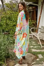 Free People Spell Margi Hour Maxi Robe Size Small / Medium
