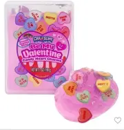 New Sealed Cra-Z-Slimy Be My Valentine Candy Heart Charms Slime Kit