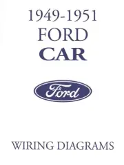 1949-51 FORD CAR WIRING DIAGRAM MANUAL
