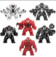 6Pcs Venom Legends Series Action Figure Building Block Set Collectible Figures Venom Statue Toy Action Figures Toy Decoration Ornaments