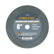POWERTEC Bench Grinder Wheel 8 Inch 100 Grit, Aluminum Oxide Grinding Wheel for