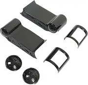 Carbon Fiber-Style Car Site for The Ventilation Outlet Cladding for FJ Cruiser XJ10 2007-2021, High-end Decoration for Car-Side Air Outlet, 6 Parts