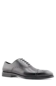 Gordon Rush Bennett Cap Toe Oxford in Black at Nordstrom, Size 10