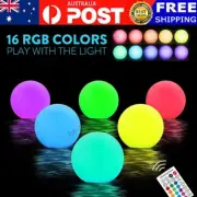 LED Floating Pool Lights 16 Colors Pond Ball Lights Hot Tub Lights with Remote