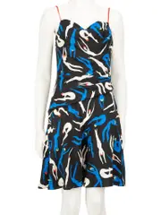 Graphic Printed Mini Dress