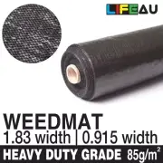 0.915m 1.83m 3.62m Weedmat Weed Control Mat Woven Fabric 85gsm 30m/50m/70m/100m