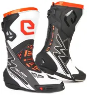 Eleveit RC Pro Motorcycle Boots, white-orange, Size 48 for Men White Orange