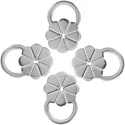 [BATHVEVE] Earring Support Backer 4pcs Earring Lifter Backs for Studs Flat Backs for Replacement