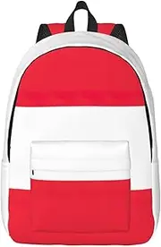 [JEJEA] Austrian flag print Carry On Backpack for Women, Travel Backpack Laptop Nurse Bag Daypack for Weekender
