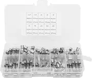 Respicefinem 100Pcs Glass Assorted Kit for Industrial Supplies with 5 X 20mm Size and 0.2 0.5 1 2 3 5 8 10 15 20AMP Ratings