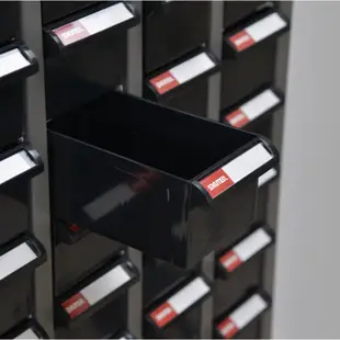樹德SHUTER零件櫃 60格 A8-560(ABS黑抽) 零件箱 零件收納櫃 抽屜分類整理櫃 置物箱