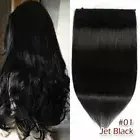 100% Real Wire In Remy Human Hair Extensions Hidden Headband Weft One Piece Long