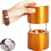 Round Ice Molding Ice Hockey Machine Aluminum Portable Ice Ball Maker Dia 1.18''