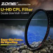 ZOMEI 67mm U-HD Slim MC-CPL Circular Polarizing Filter for Canon Nikon Camera