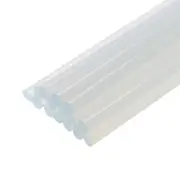 Mini Hot Glue Gun Sticks 8-inch x 0.27-inch for Glue Guns, Clear 15pcs