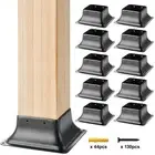 Heavy Duty Powder Coated Steel Post Base 1016mm for Deck Porch Support 10Pcs
