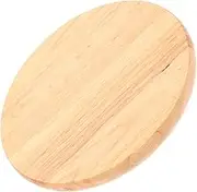 Round Wooden Stool Replacement Seat Solid Wood Round Seat for Stylish Home and Use Comfortable and Durable Design Elegant Wood Grain Finish