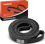 A-Premium Engine Serpentine Drive Belt Compatible with Ford, Oldsmobile, Buick & Pontiac Cars - F-250, F-350, F-59 Commercial Stripped Chassis, F-Super Duty, E-350 Econoline Club Wagon, Skylark